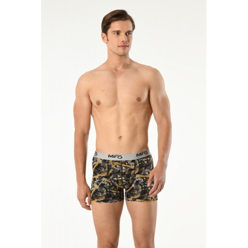 5'Li Likrali Erkek Desenli Boxer