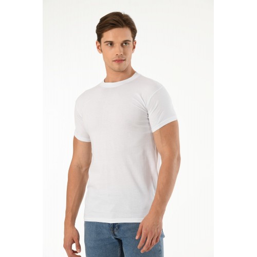 6'Li Penye Erkek 0 Yaka Kisa Kol 6'Li Penye Erkek 0 Yaka Kisa Kol